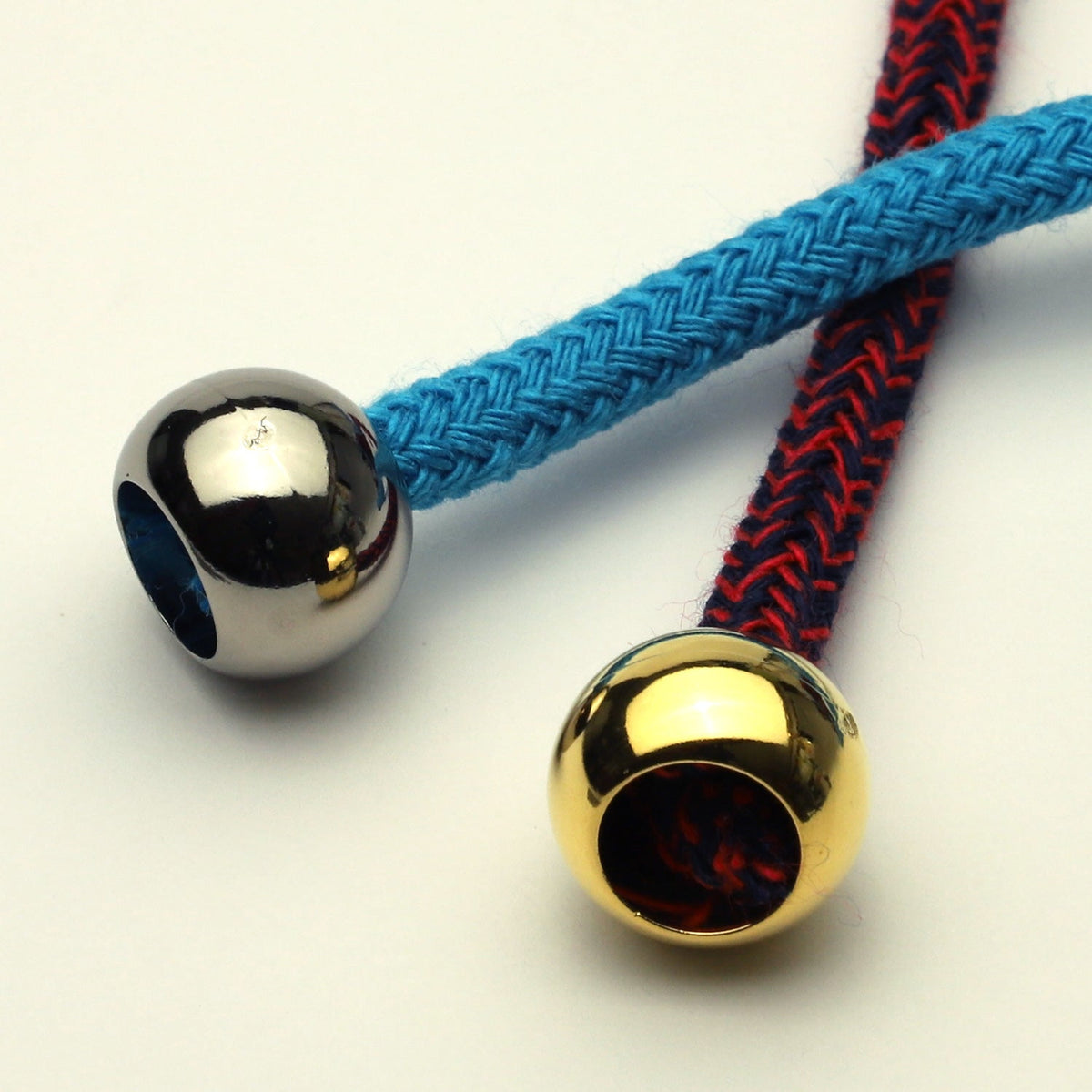 FUJIYAMA RIBBON ABS Cord End approx.11x14mm 2 Pieces