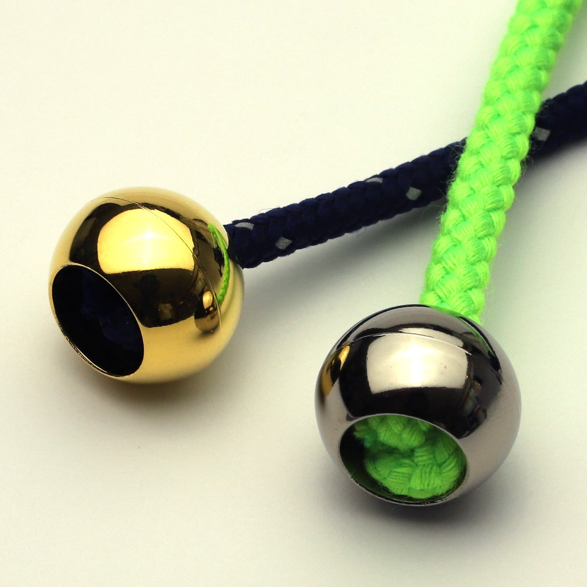 FUJIYAMA RIBBON ABS Cord End approx.11x16mm 2 Pieces