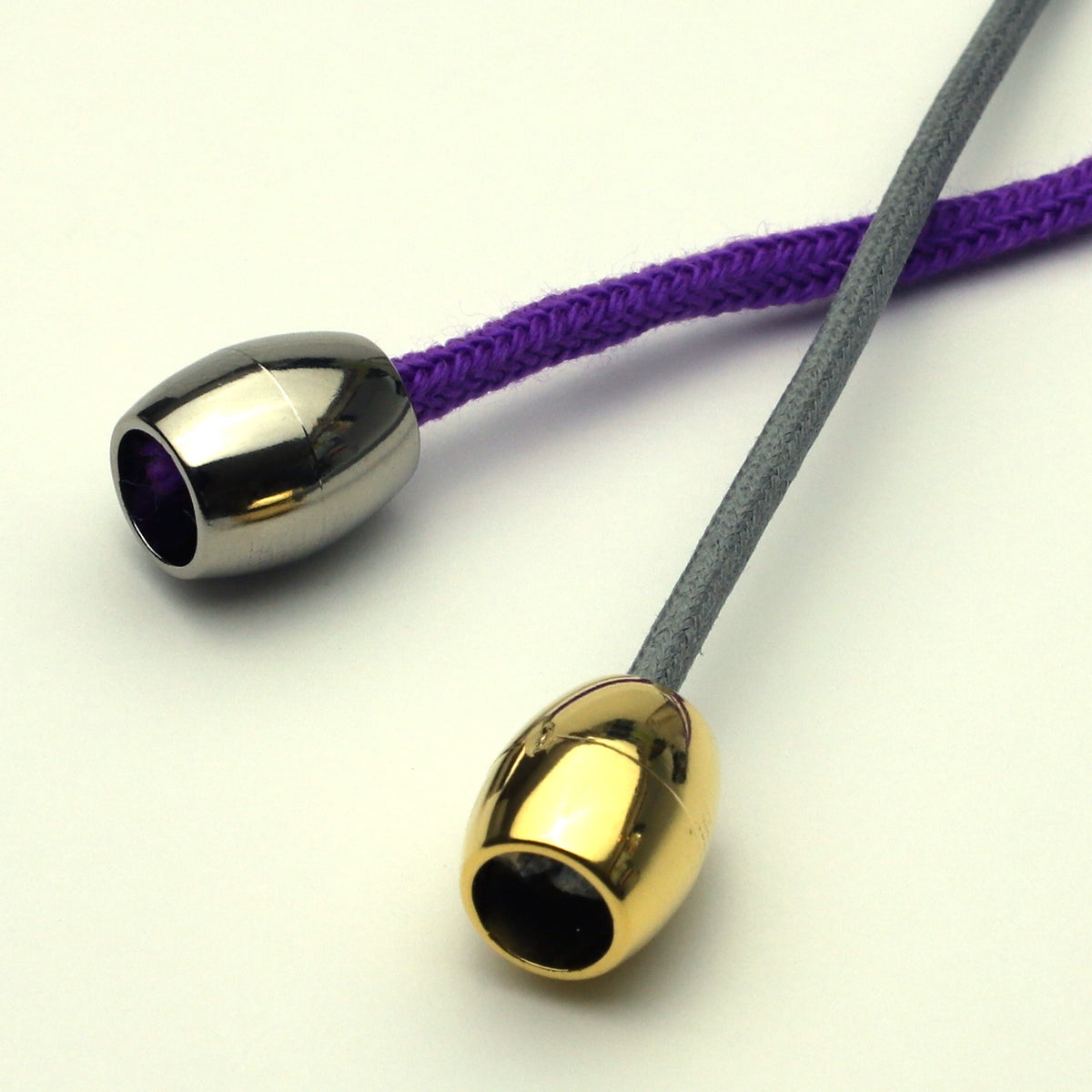 FUJIYAMA RIBBON ABS Cord End approx.13x10mm 2 Pieces