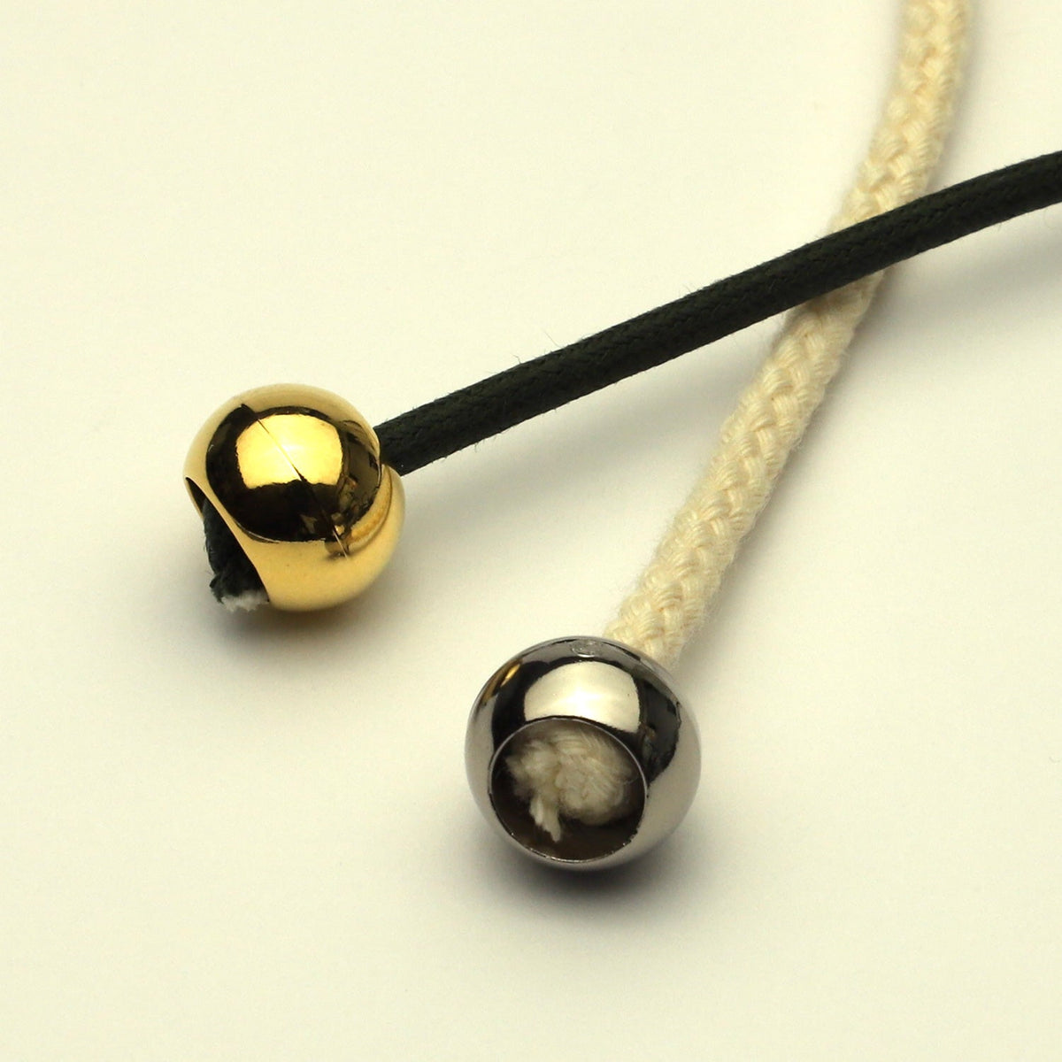 FUJIYAMA RIBBON ABS Cord End approx.8x11mm 2 Pieces