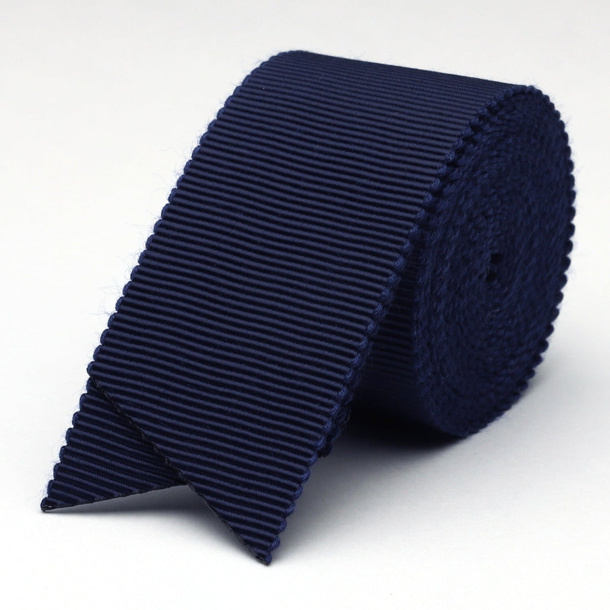FUJIYAMA RIBBON Grosgrain Ribbon Belt 25mm (1&quot;) 1.8 Meters Cut Navy Blue