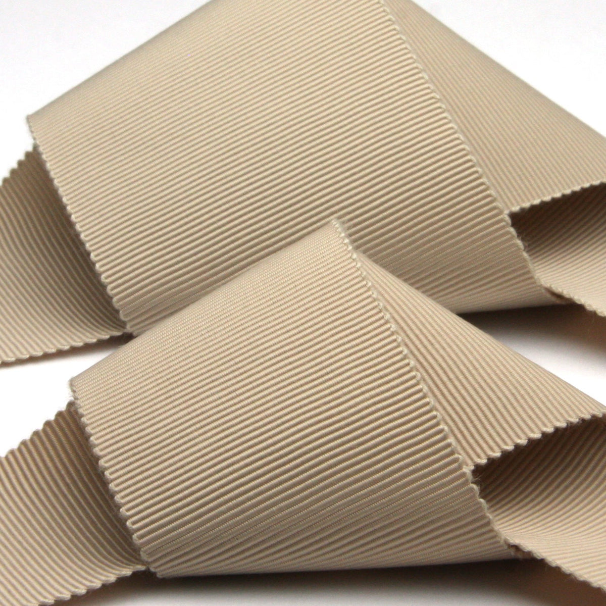 FUJIYAMA RIBBON Grosgrain Sash Belt 36mm (1-7/16&quot;) 2 Meters Cut Beige