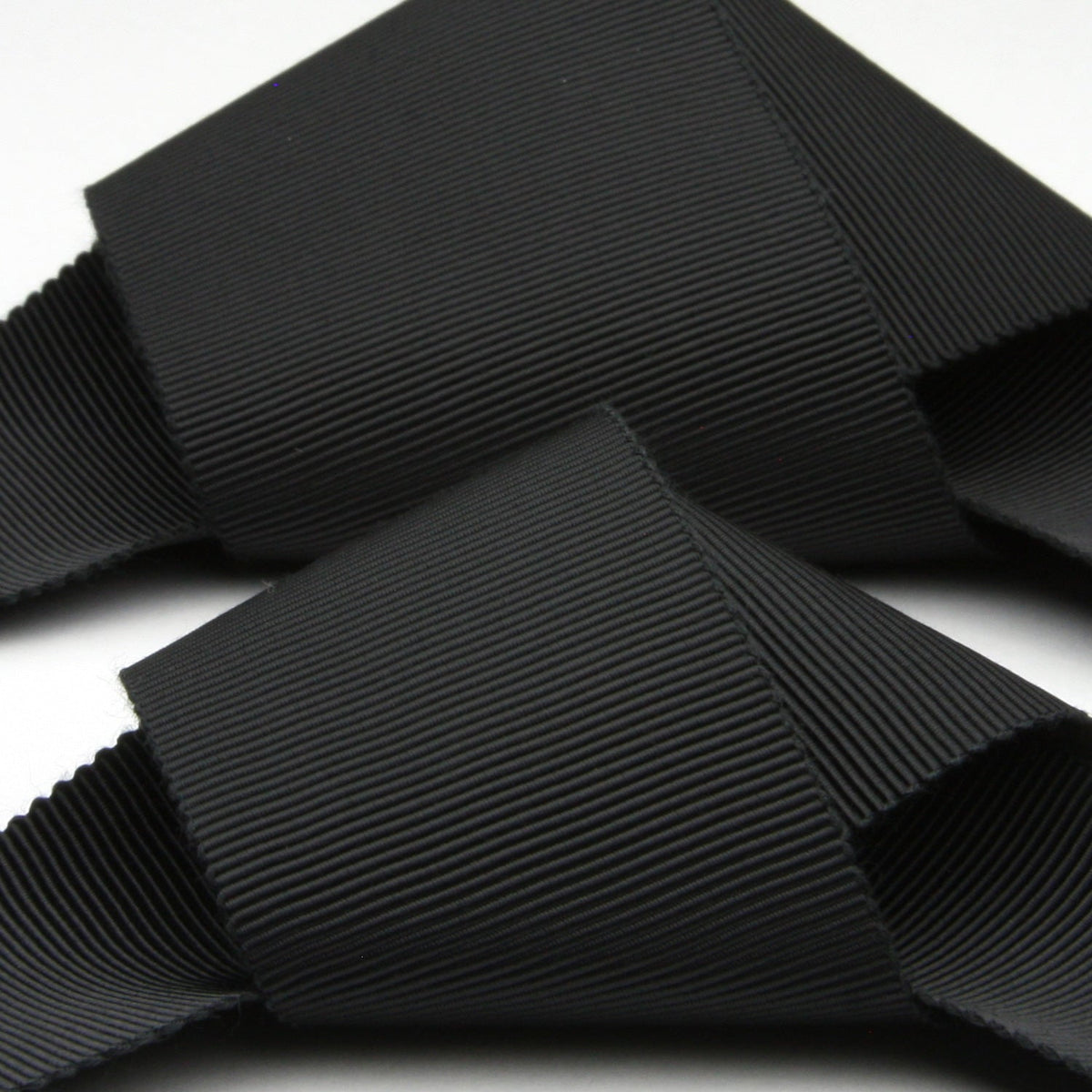 FUJIYAMA RIBBON Grosgrain Sash Belt 36mm (1-7/16&quot;) 2 Meters Cut Black