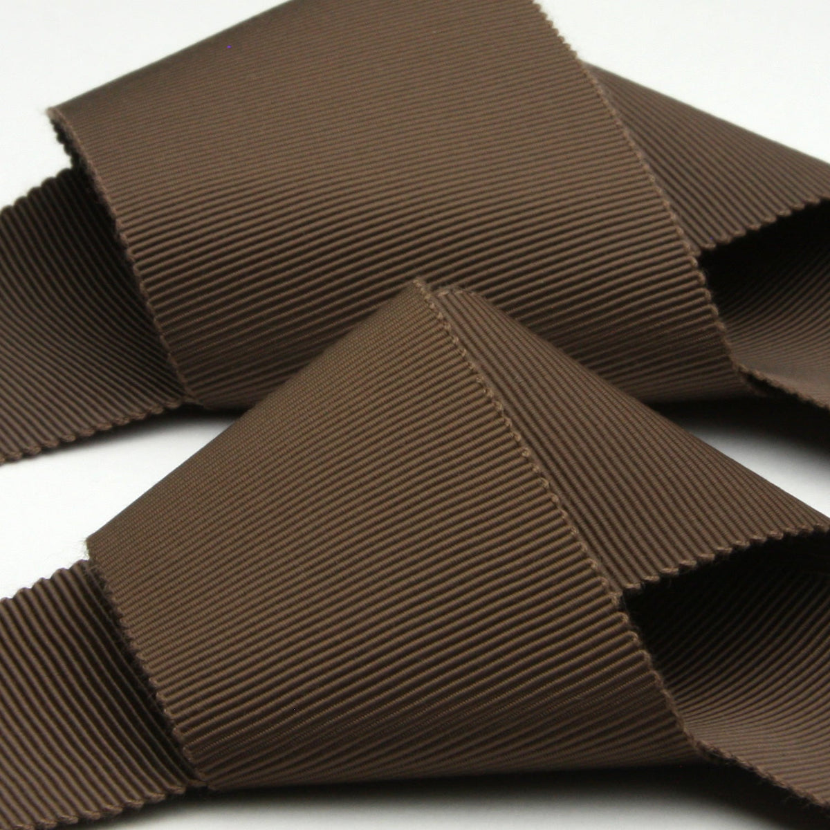 FUJIYAMA RIBBON Grosgrain Sash Belt 36mm (1-7/16&quot;) 2 Meters Cut Dark Brown