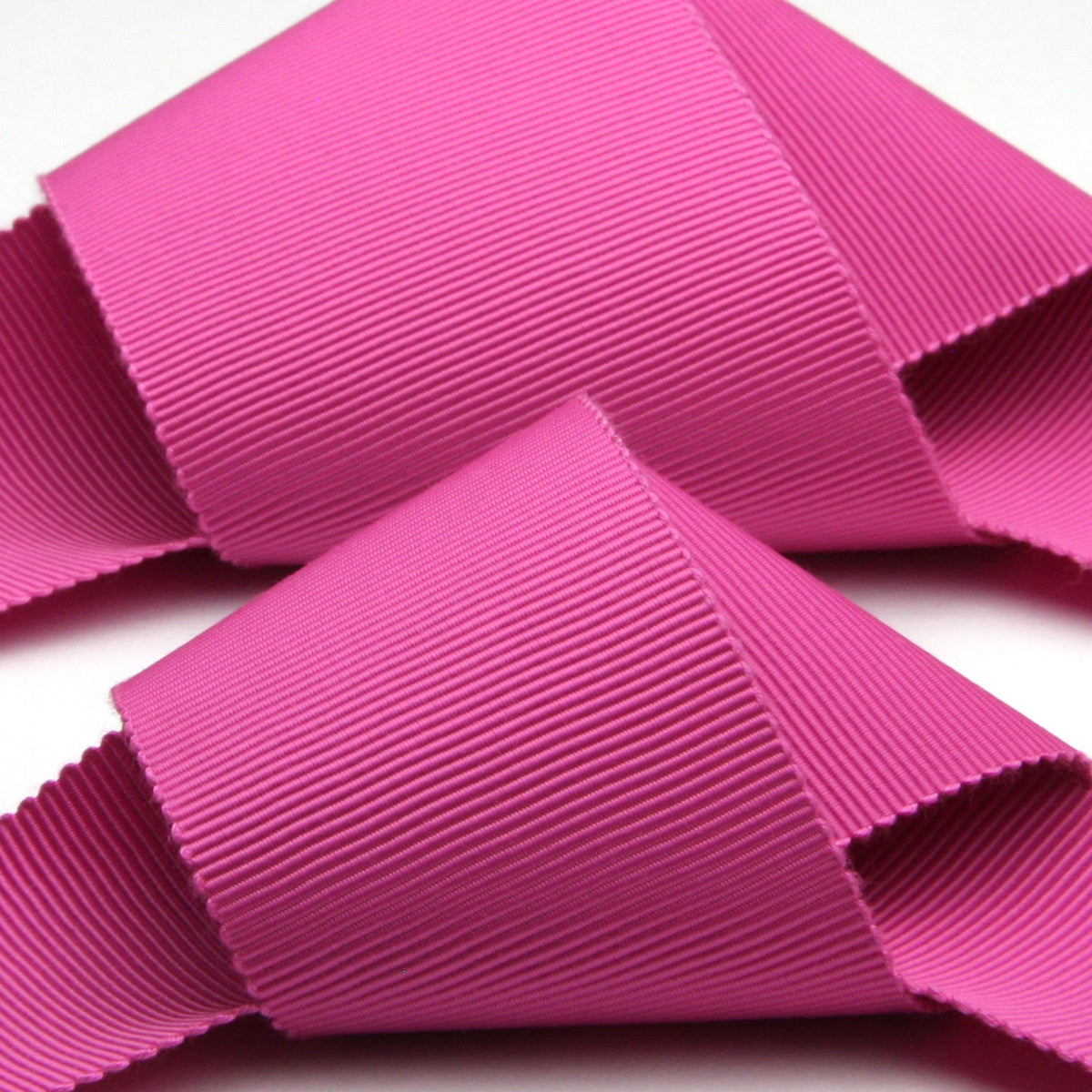 FUJIYAMA RIBBON Grosgrain Sash Belt 36mm (1-7/16&quot;) 2 Meters Cut Fuchsia Pink