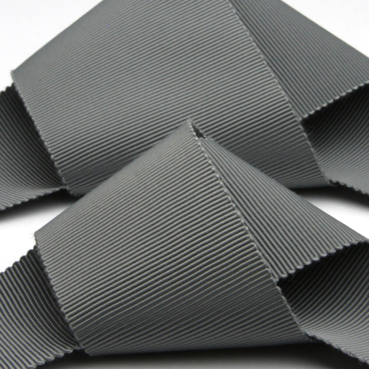 FUJIYAMA RIBBON Grosgrain Sash Belt 36mm (1-7/16&quot;) 2 Meters Cut Gray
