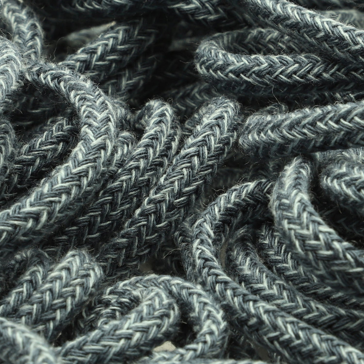 FUJIYAMA RIBBON [Sample] Color Mix Spindle Cord approx.5mm (3/16&quot;) 2.5 Meters Cut Denim / Shadow Blue