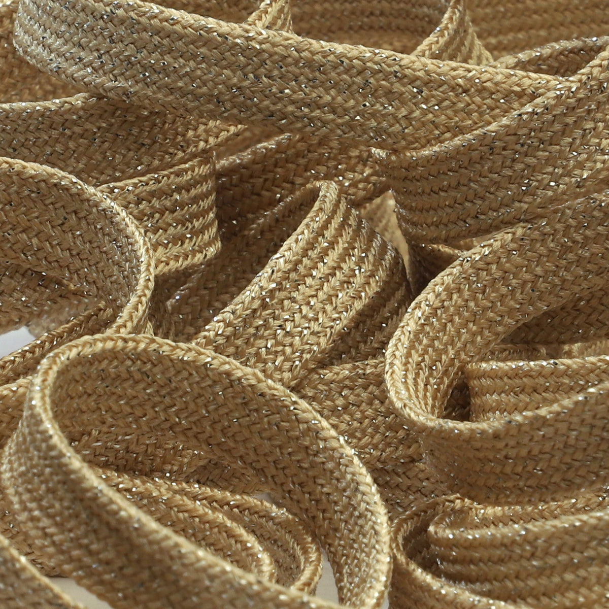 FUJIYAMA RIBBON [Sample] Lame Flat Cord approx. 8mm (5/16") 3 Meters Cut