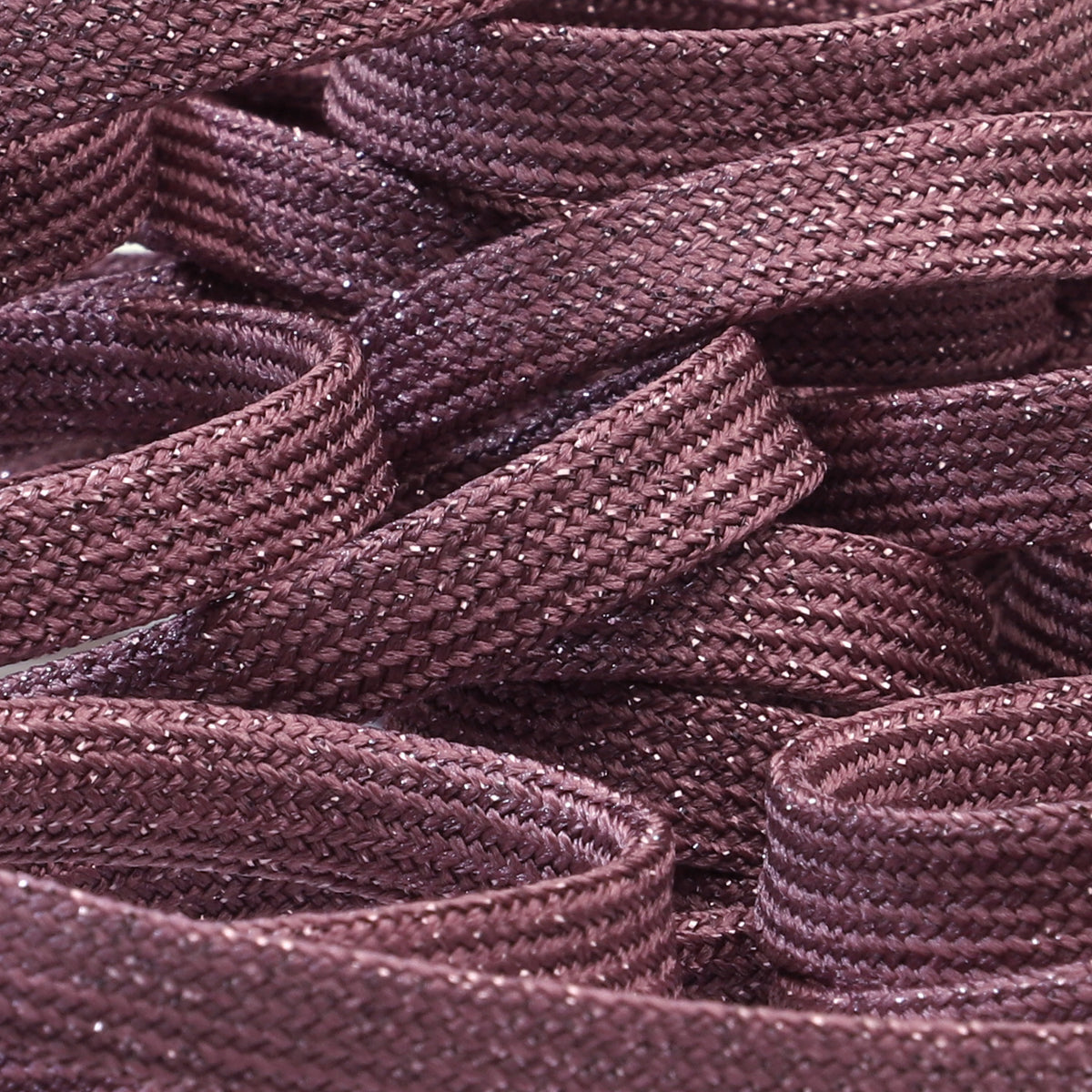 FUJIYAMA RIBBON [Sample] Lame Flat Cord approx. 8mm (5/16") 3 Meters Cut Light Purple