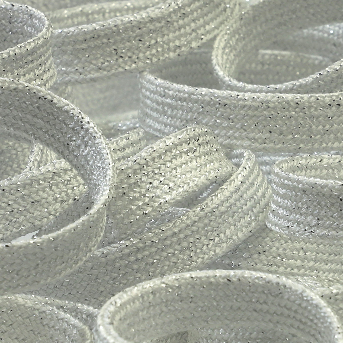 FUJIYAMA RIBBON [Sample] Lame Flat Cord approx. 8mm (5/16") 3 Meters Cut Sand Beige