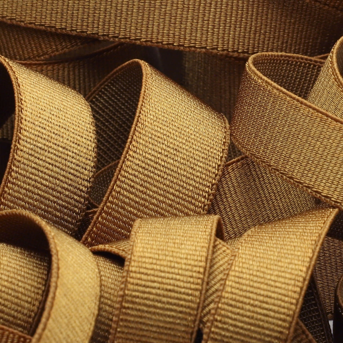 FUJIYAMA RIBBON [Sample] Recycled Polyester Grosgrain Stretch Tape 9mm (3/8&quot;) 3 Meters Cut