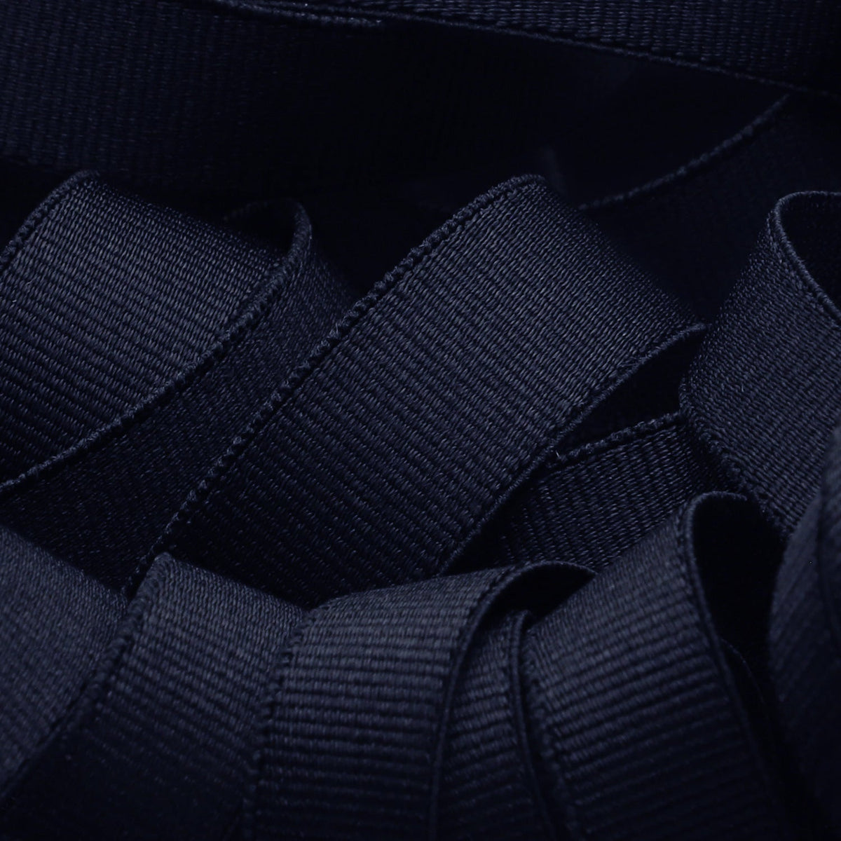 FUJIYAMA RIBBON [Sample] Recycled Polyester Grosgrain Stretch Tape 9mm (3/8&quot;) 3 Meters Cut