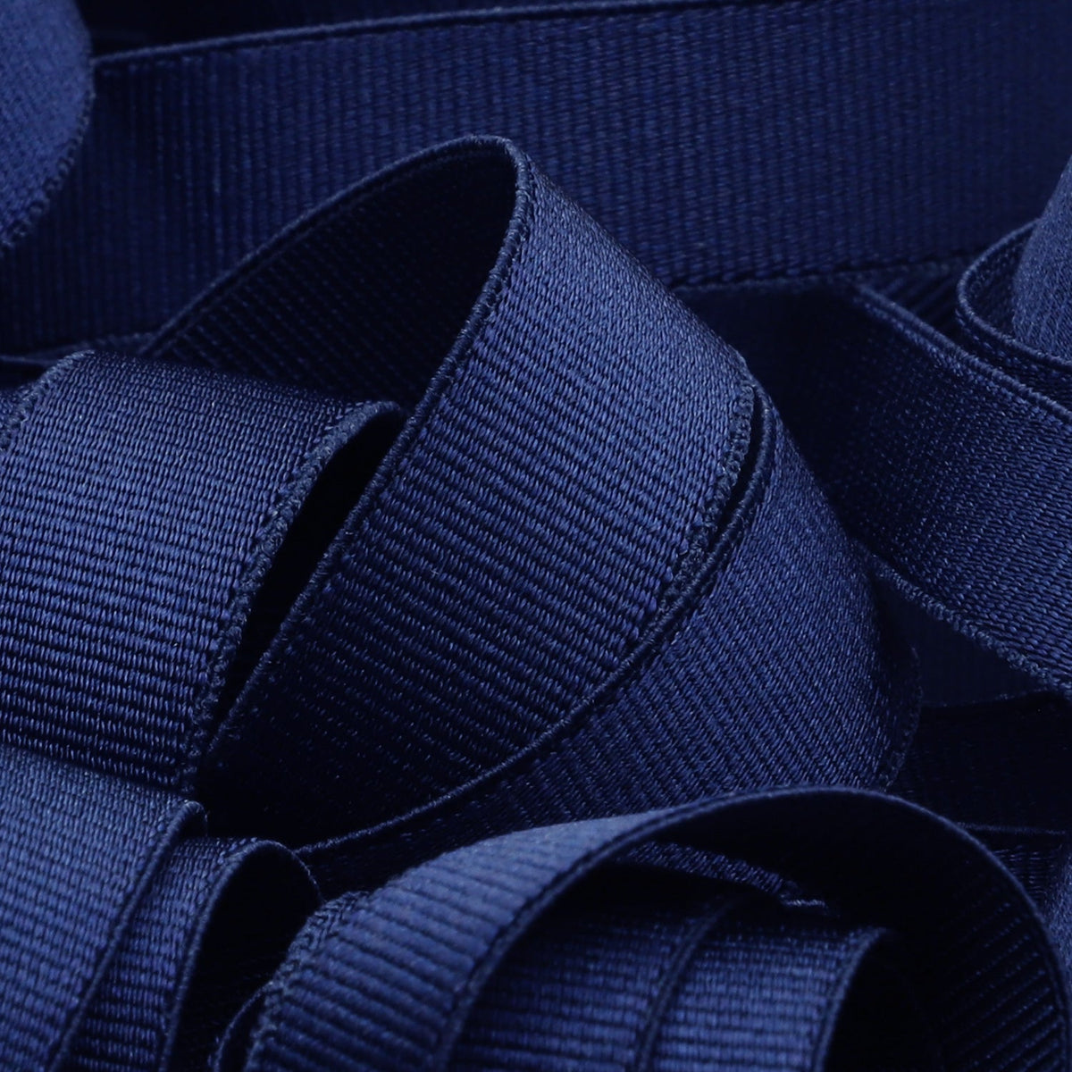 FUJIYAMA RIBBON [Sample] Recycled Polyester Grosgrain Stretch Tape 9mm (3/8&quot;) 3 Meters Cut