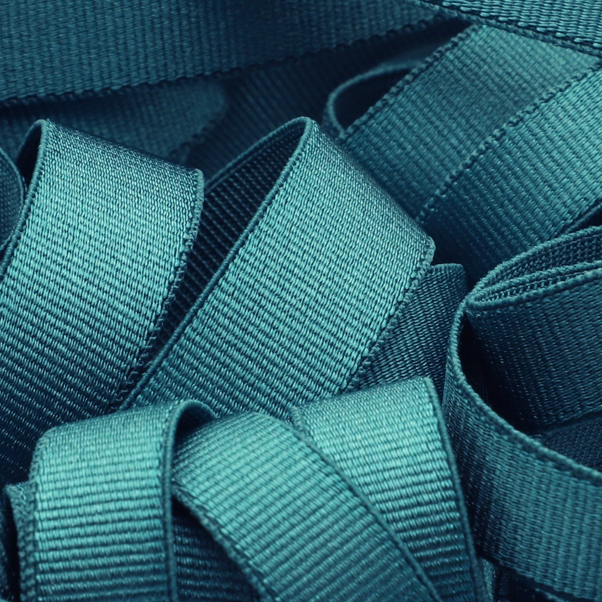 FUJIYAMA RIBBON [Sample] Recycled Polyester Grosgrain Stretch Tape 9mm (3/8&quot;) 3 Meters Cut