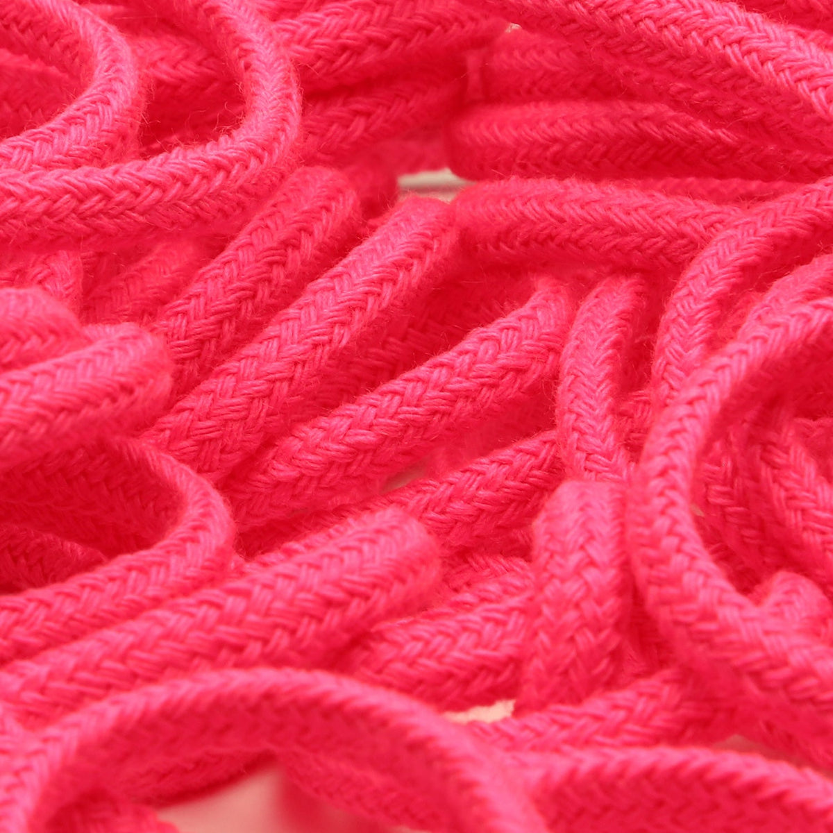 FUJIYAMA RIBBON [Sample] Spindle Cord approx.5mm (3/16&quot;) 2.5 Meters Cut Fluorescence Pink