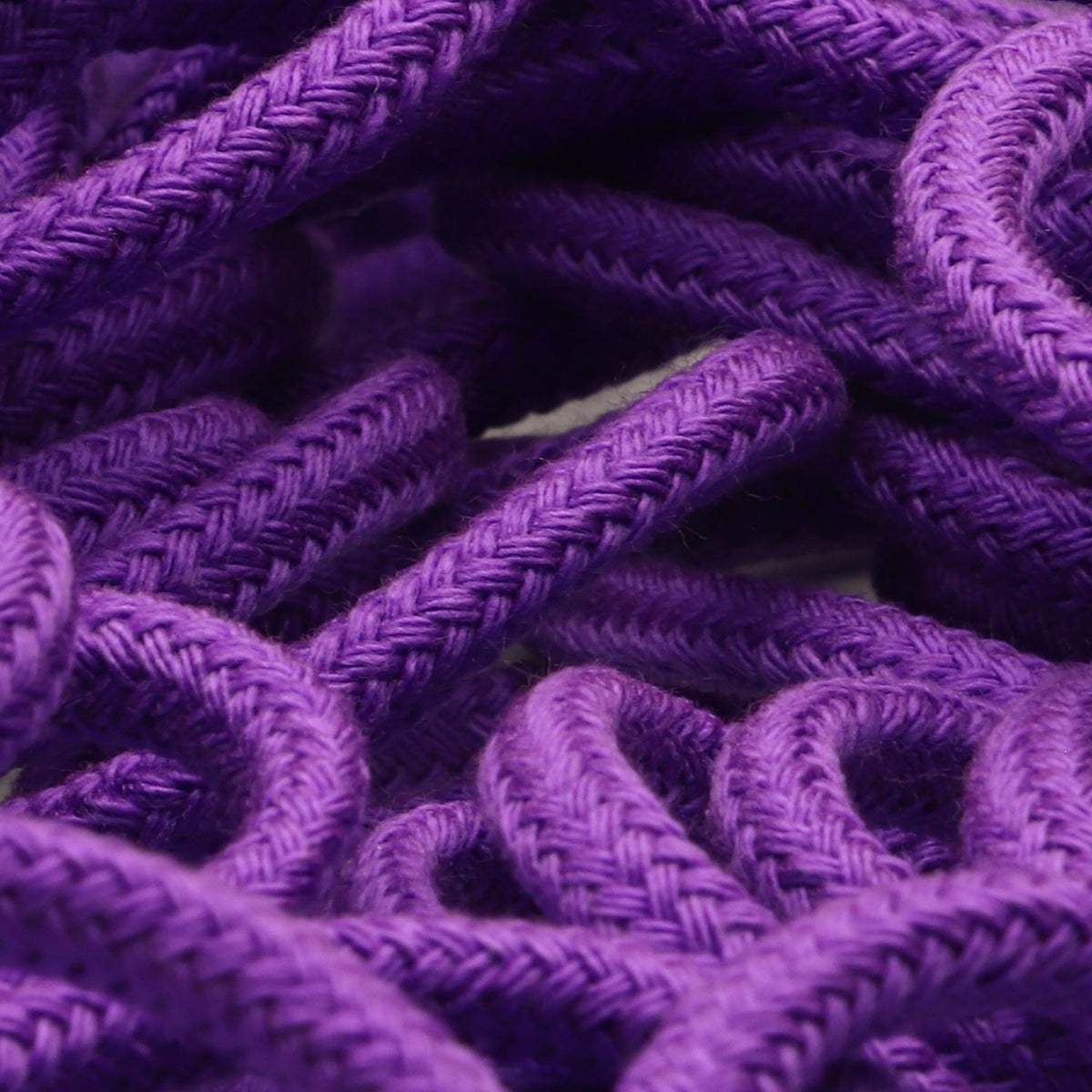FUJIYAMA RIBBON [Sample] Spindle Cord approx.5mm (3/16&quot;) 2.5 Meters Cut Fluorescence Purple