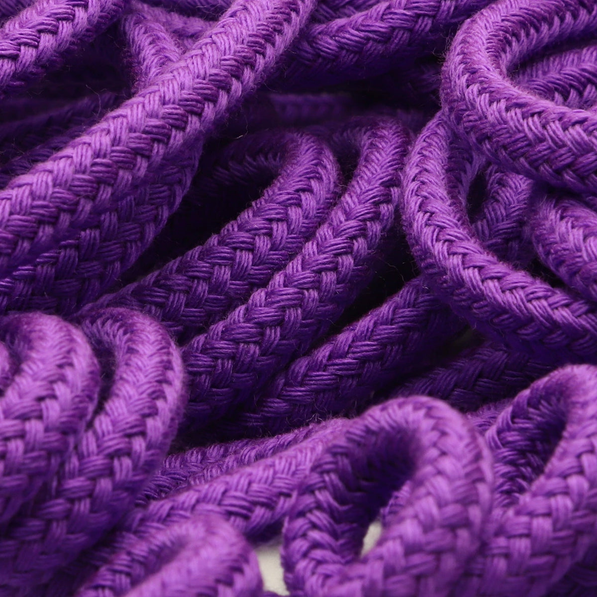 FUJIYAMA RIBBON [Sample] Spindle Cord approx.7mm (9/32&quot;) 2.5 Meters Cut Fluorescence Purple