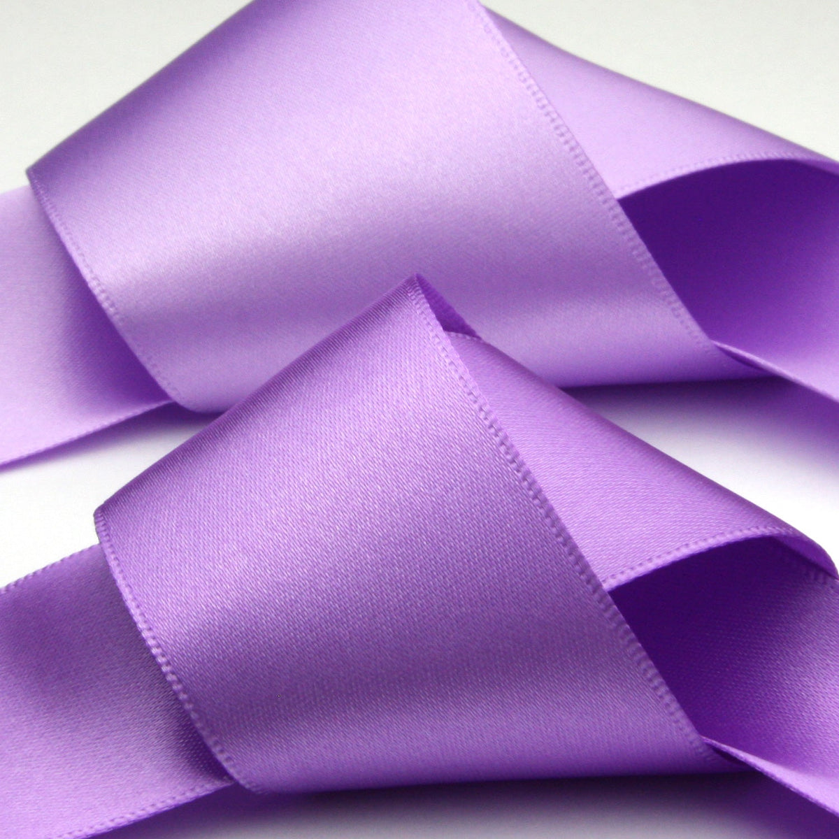 FUJIYAMA RIBBON Satin Sash Belt 36mm (1-7/16&quot;) 2 Meters Cut Amethyst