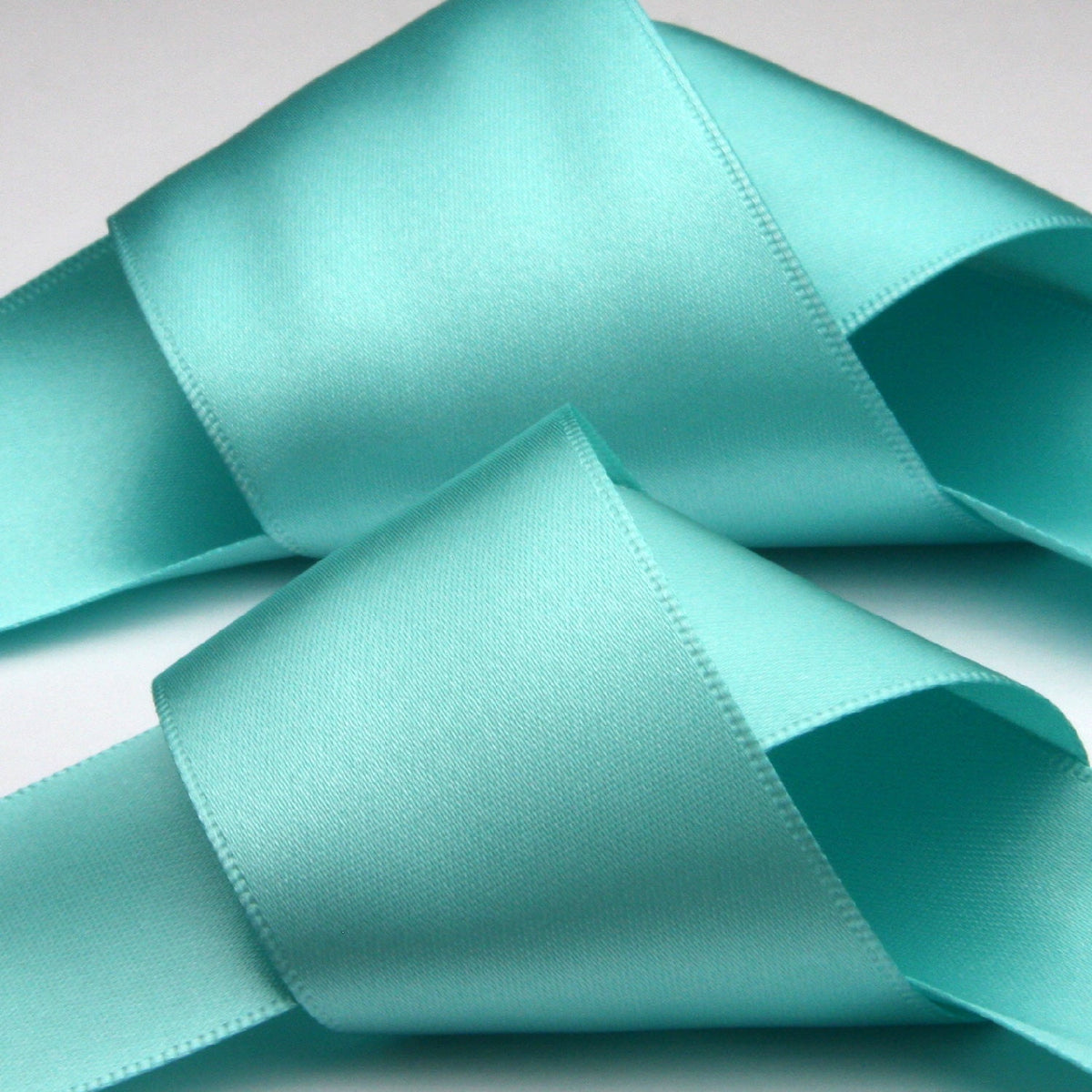 FUJIYAMA RIBBON Satin Sash Belt 36mm (1-7/16&quot;) 2 Meters Cut Cambridge Blue