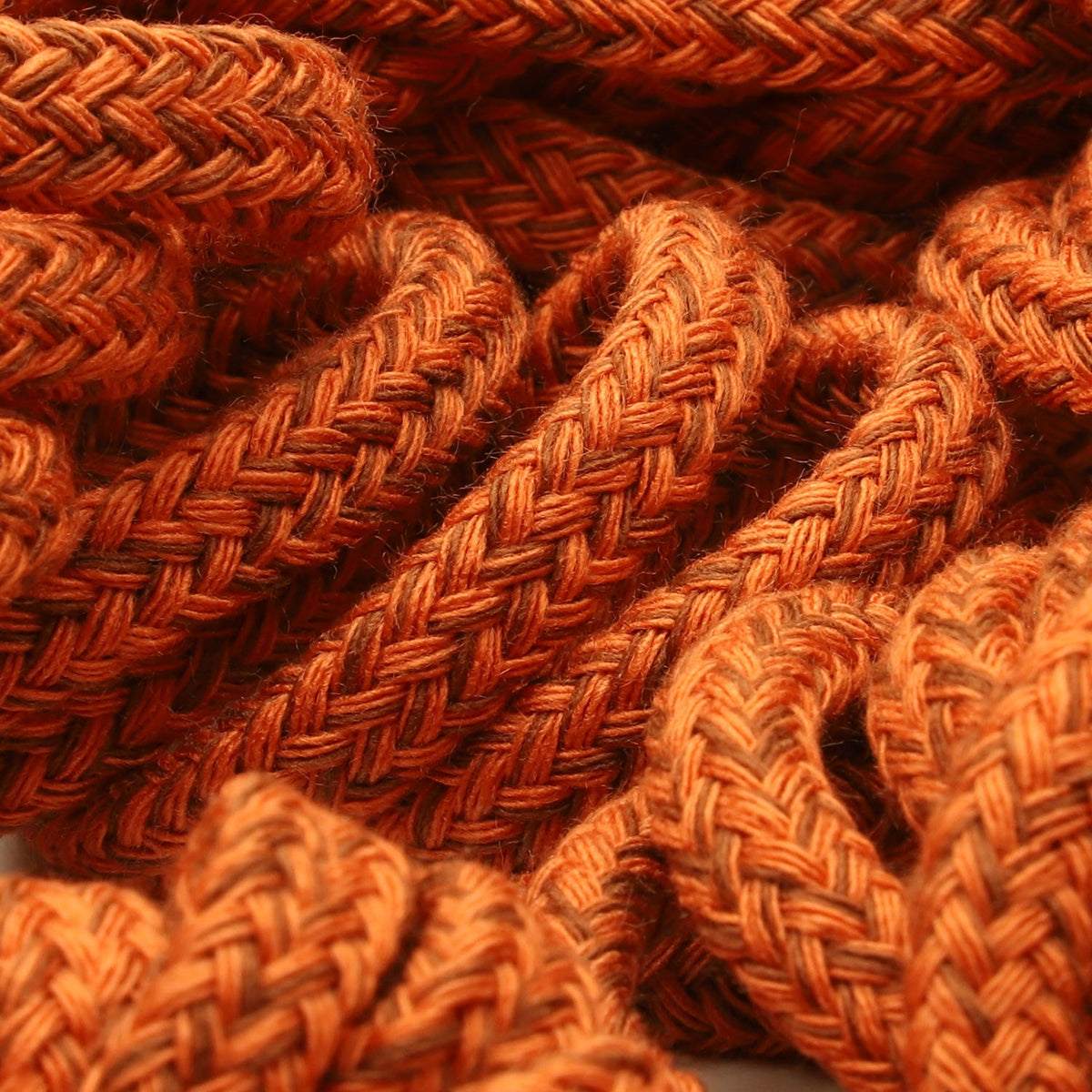 FUJIYAMA RIBBON [Wholesale] Color Mix Spindle Cord approx.7mm (9/32&quot;) 50 Meters Roll Orange / Brown