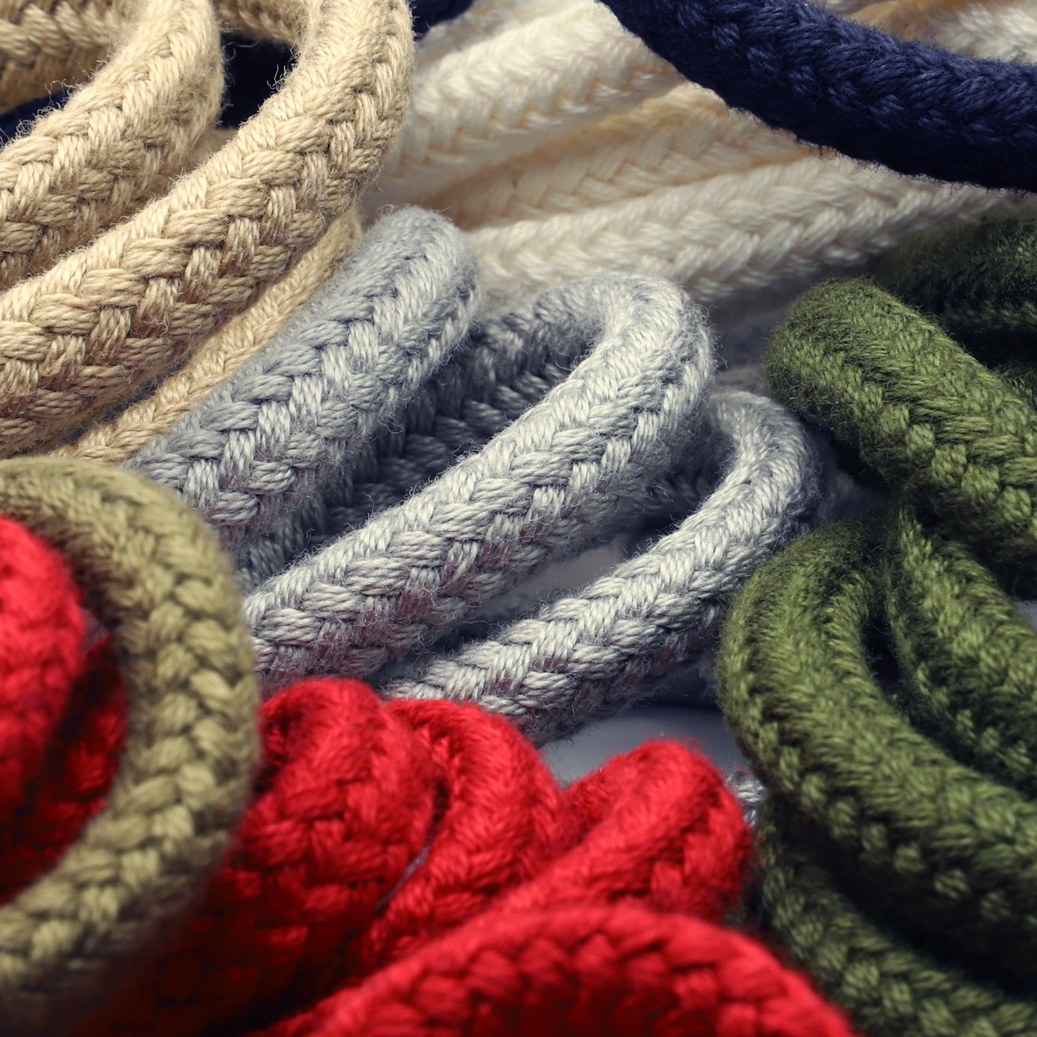 FUJIYAMA RIBBON [Wholesale] Cotton Spindle Cord approx.7mm (9/32") 30 Meters Roll