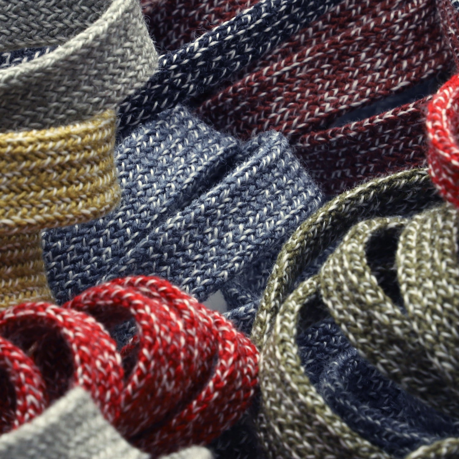 FUJIYAMA RIBBON [Wholesale] Mingle Flat Cord approx. 6mm (1/4") 50 Meters Roll