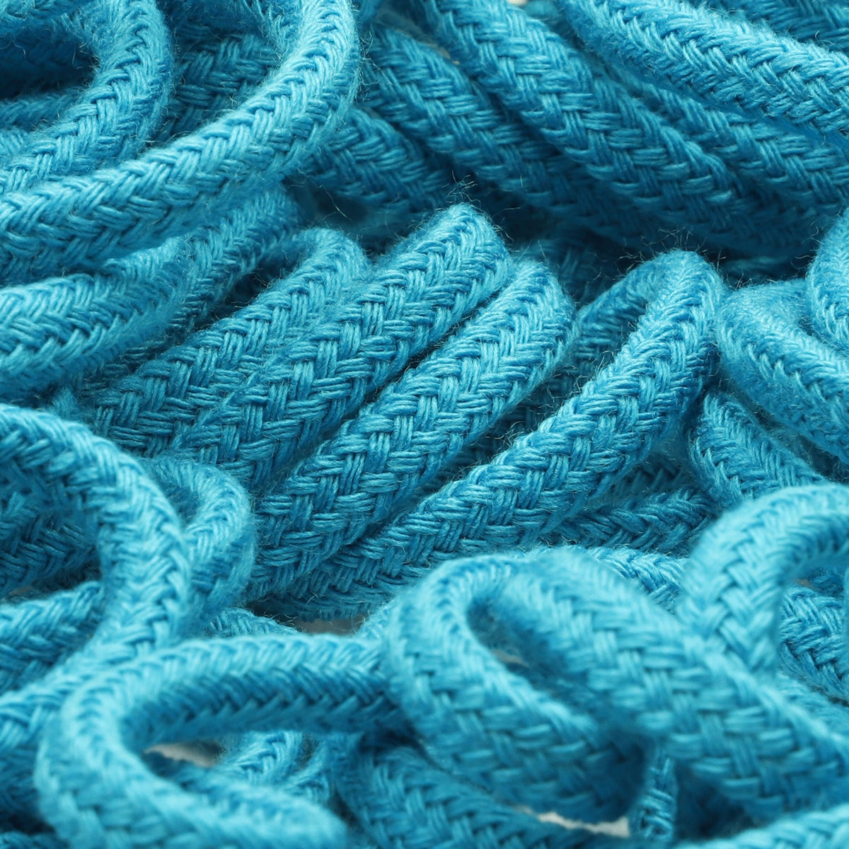 FUJIYAMA RIBBON [Wholesale] Spindle Cord approx.5mm (3/16&quot;) 50 Meters Roll Fluorescence Blue