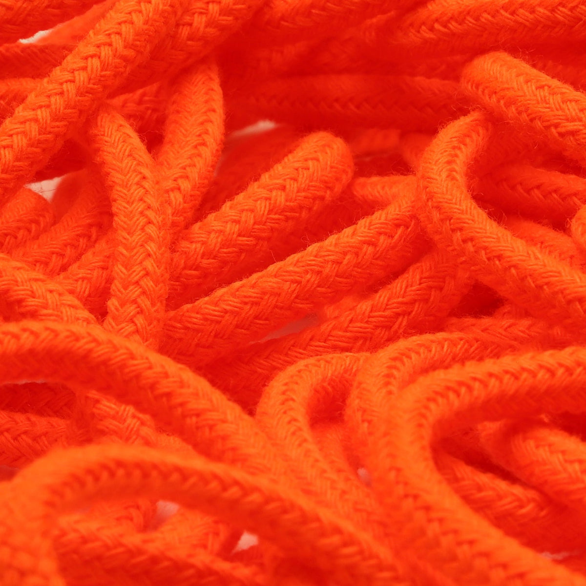 FUJIYAMA RIBBON [Wholesale] Spindle Cord approx.5mm (3/16&quot;) 50 Meters Roll Fluorescence Orange