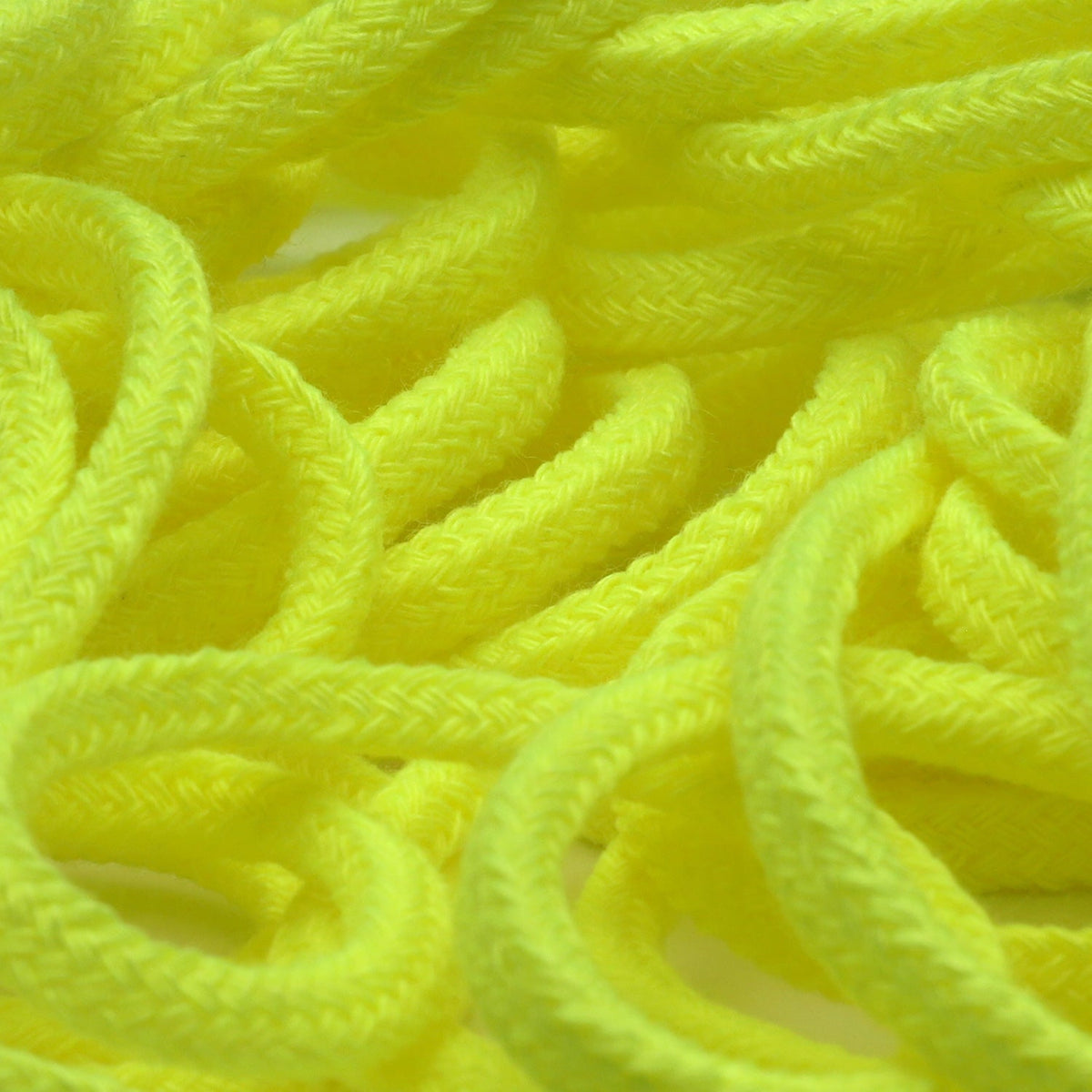 FUJIYAMA RIBBON [Wholesale] Spindle Cord approx.5mm (3/16&quot;) 50 Meters Roll Fluorescence Yellow