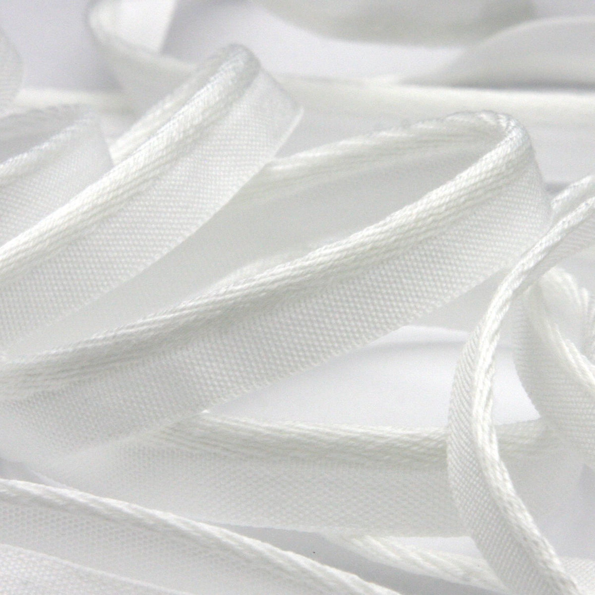 FUJIYAMA RIBBON Bright Piping 9mm 9.14 Meters Roll White