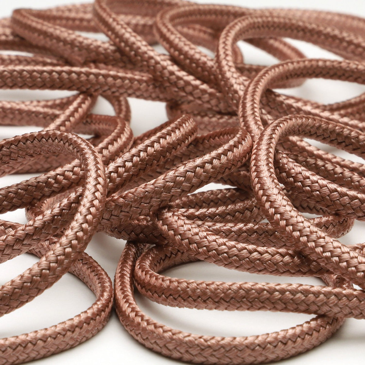 FUJIYAMA RIBBON Bright Spindle Cord approx.4.5mm (3/16&quot;) 9.14 Meters Roll Ash Rose