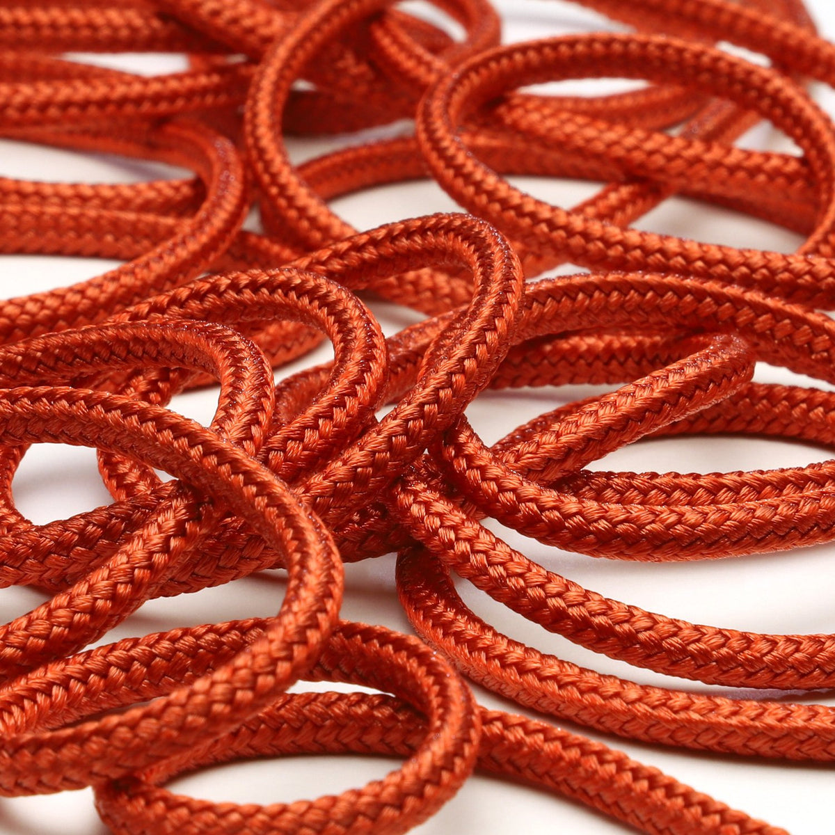 FUJIYAMA RIBBON Bright Spindle Cord approx.4.5mm (3/16&quot;) 9.14 Meters Roll Orange