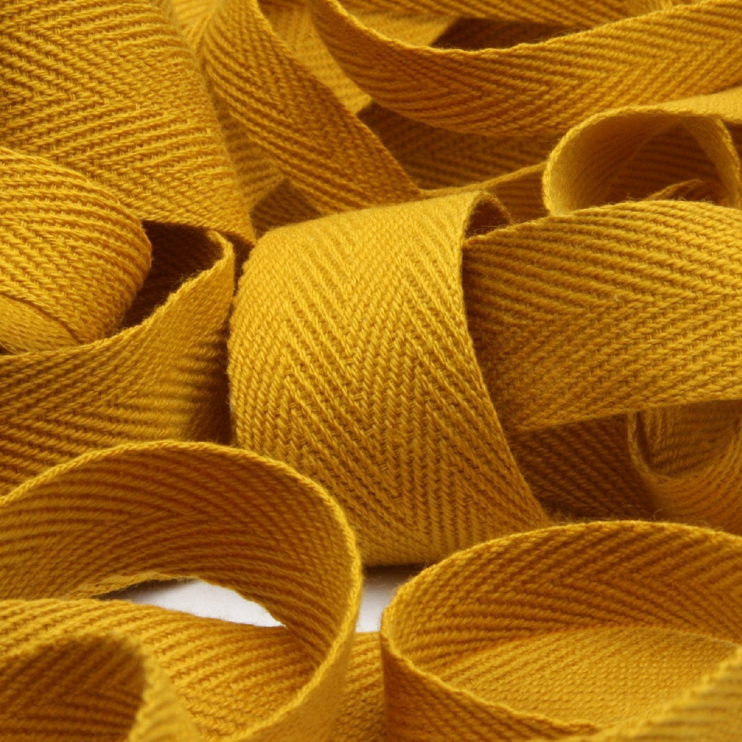Cotton Herringbone Ribbon 10mm (13/32