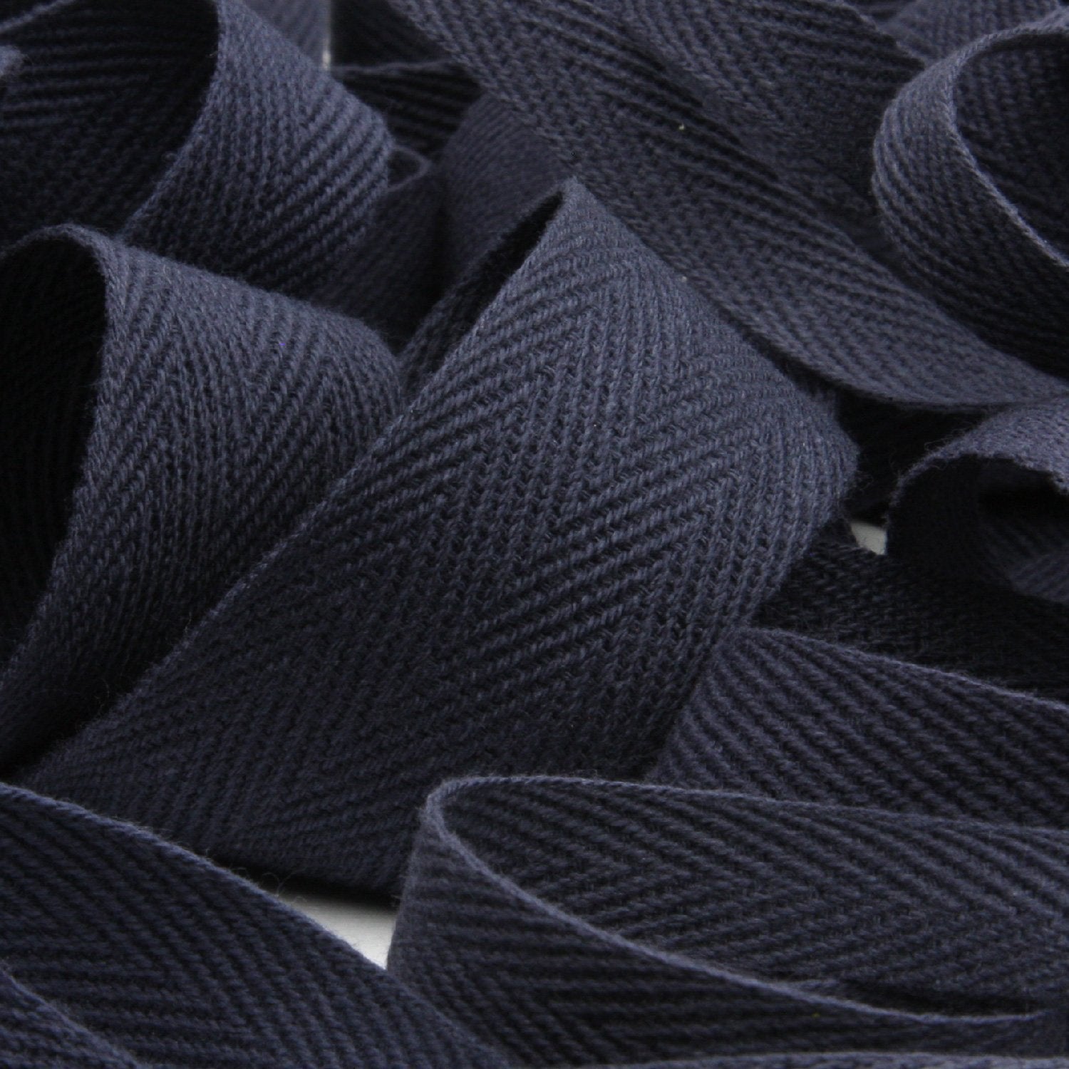 Cotton Herringbone Ribbon 25mm (1