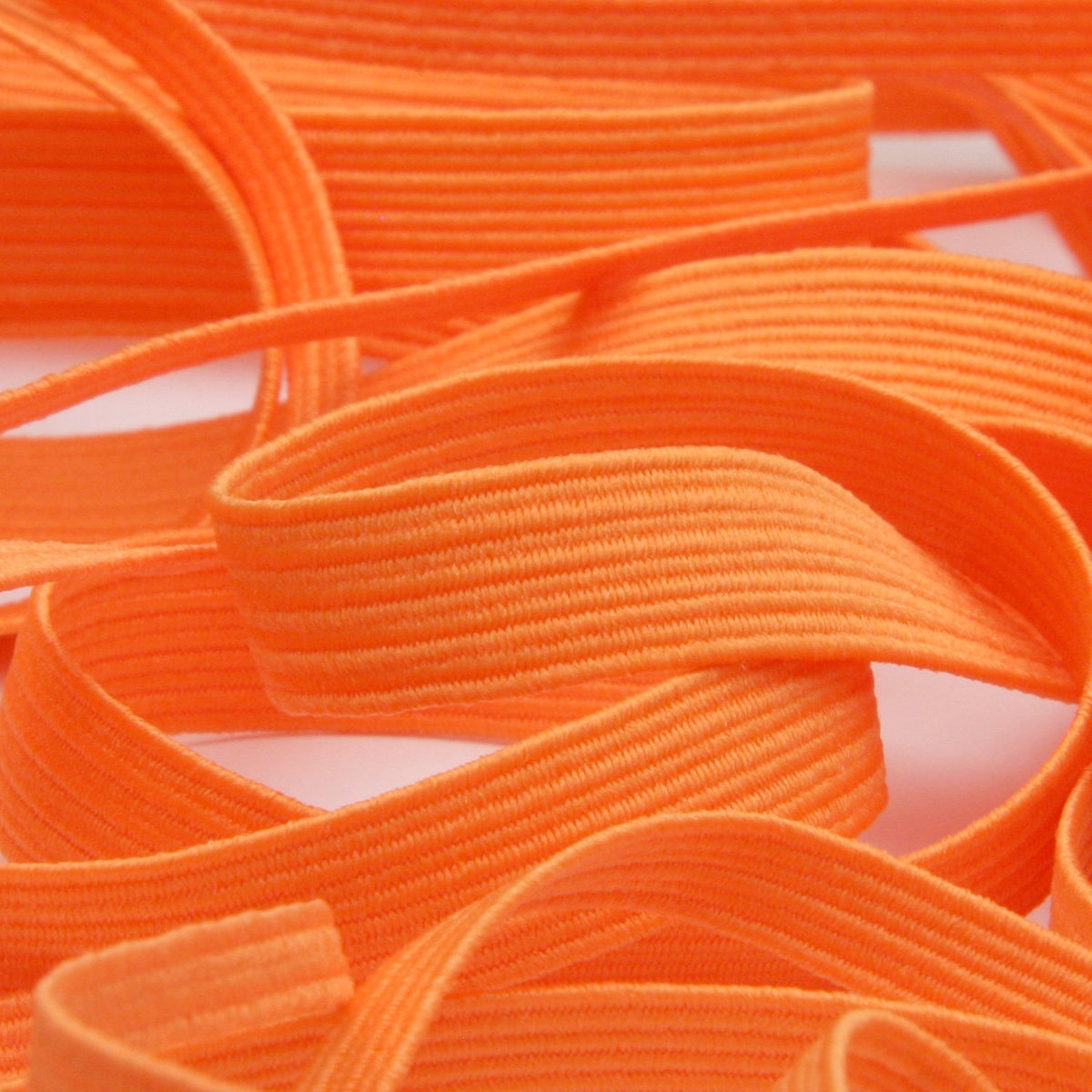 FUJIYAMA RIBBON Elastic Cord approx.10mm 9.14 Meters Roll Orange