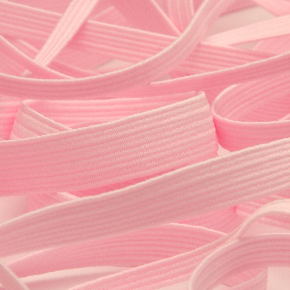 FUJIYAMA RIBBON Elastic Cord approx.4mm 9.14 Meters Roll Light Pink