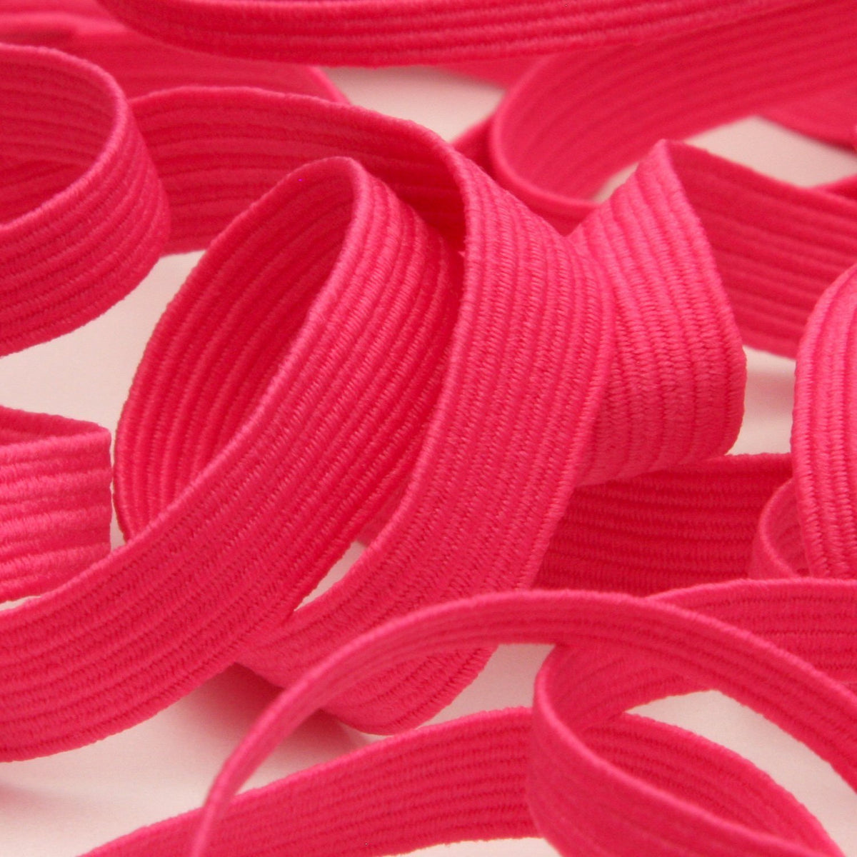 FUJIYAMA RIBBON Elastic Cord approx.6mm 9.14 Meters Roll Pink