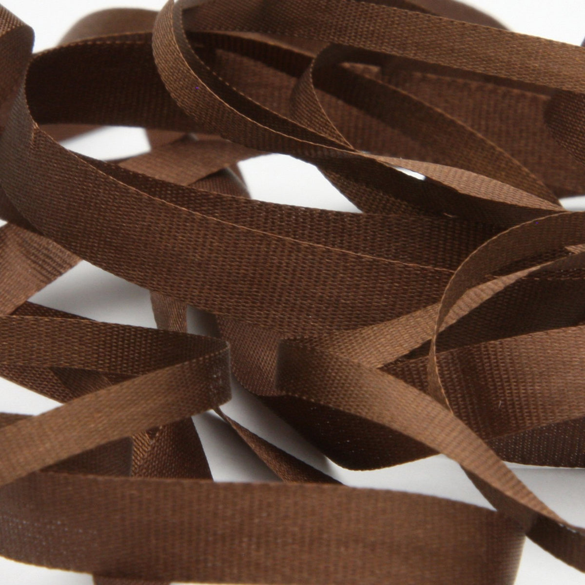 FUJIYAMA RIBBON Embroidery Ribbon 3.5mm 9.14 Meters Roll Dark Brown