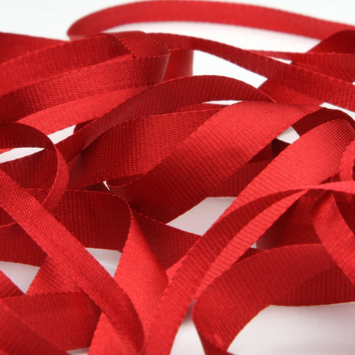 FUJIYAMA RIBBON Embroidery Ribbon 3.5mm 9.14 Meters Roll Red