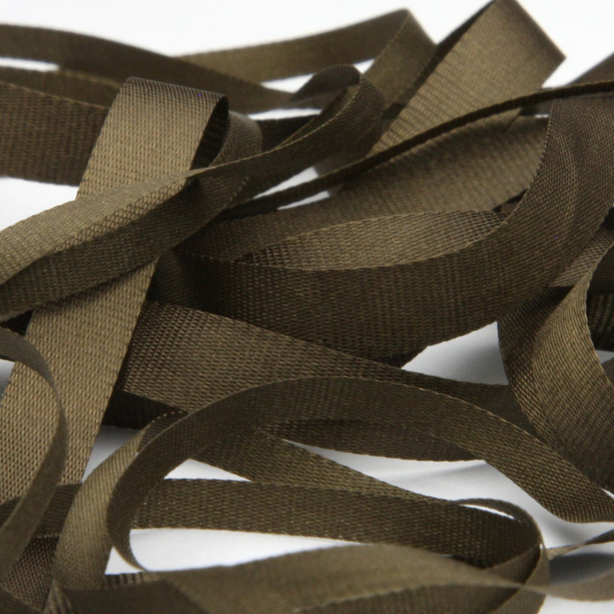 FUJIYAMA RIBBON Embroidery Ribbon 7mm 9.14 Meters Roll Coffee Brown
