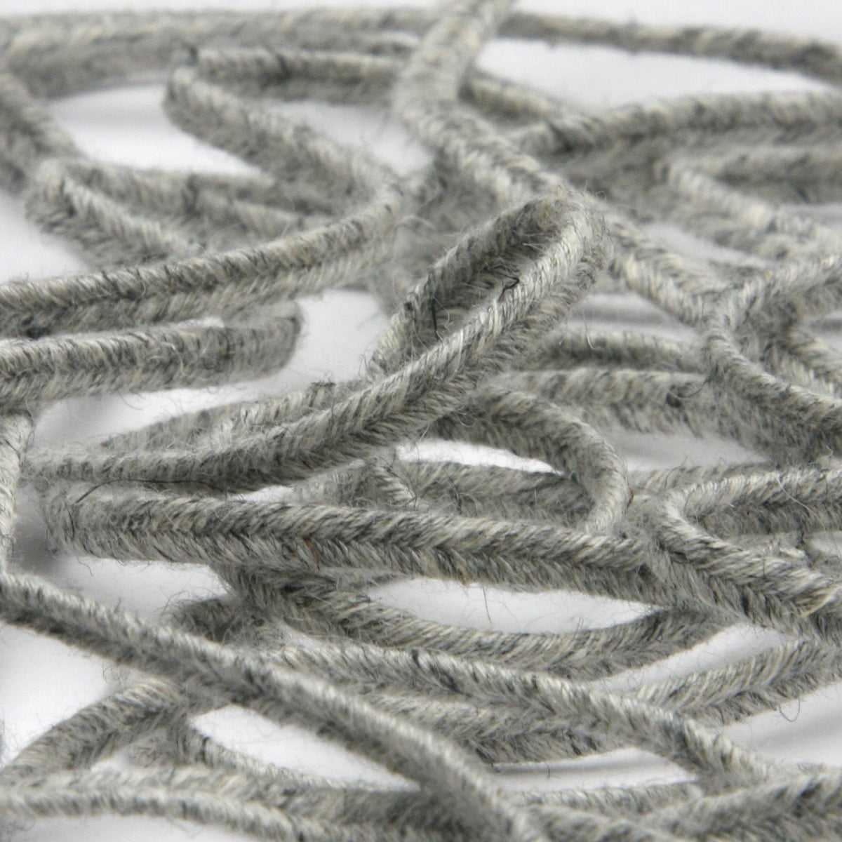 FUJIYAMA RIBBON Melange Trimming Braid approx.3mm 9.14 Meters Roll Off White