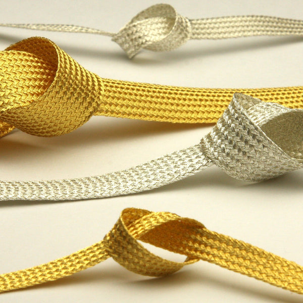 マリホジャ Raffia Braid Frill Tulip fujiyama-ribbon-metallic-