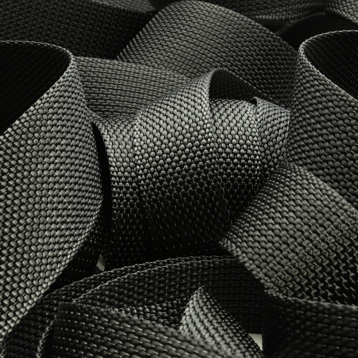 FUJIYAMA RIBBON Nylon Belt 25mm 9.14 Meters Roll Dark Gray