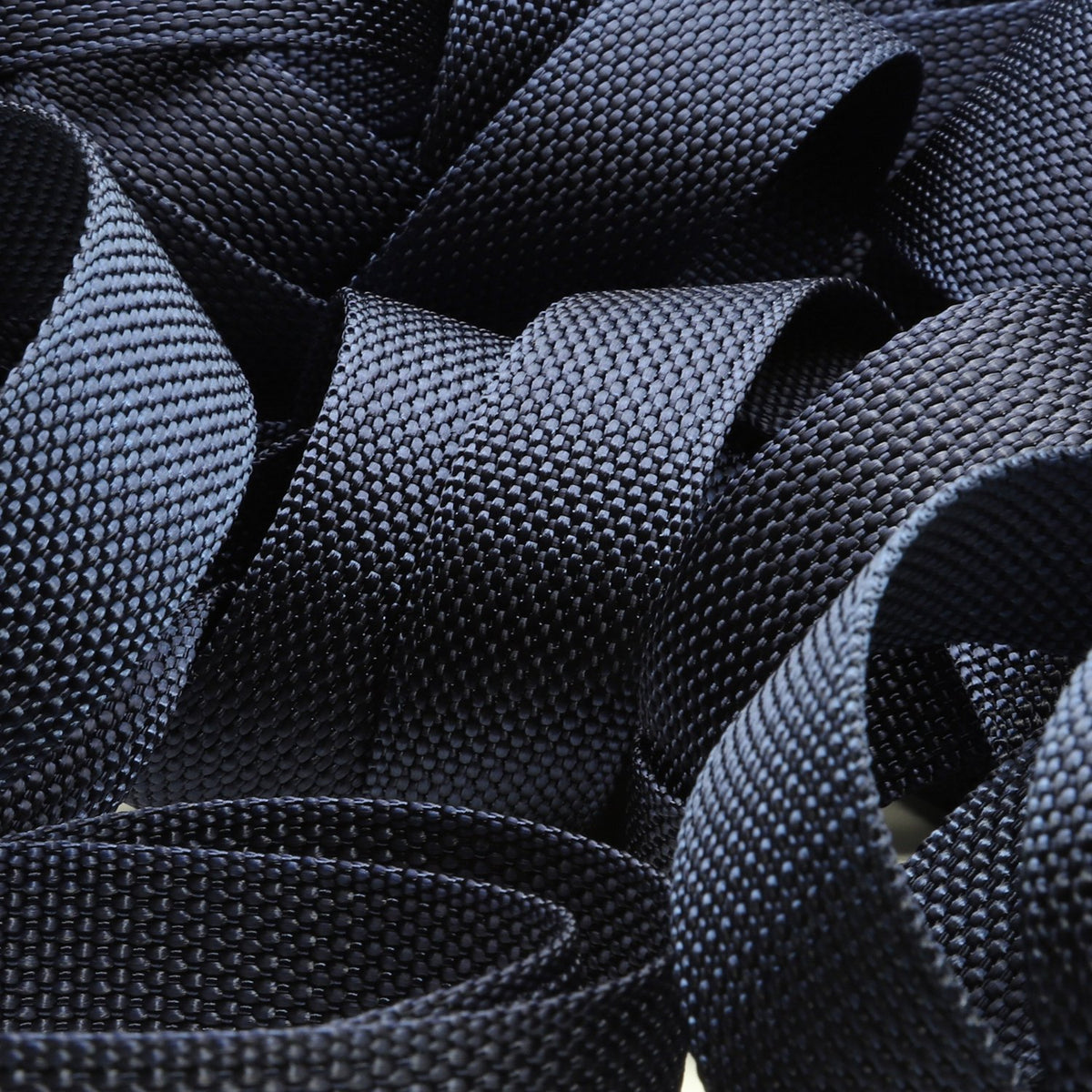 FUJIYAMA RIBBON Nylon Belt 25mm 9.14 Meters Roll Navy Blue