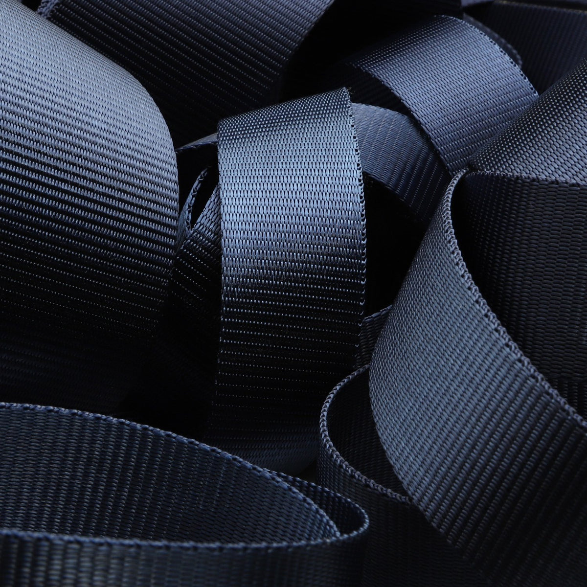 FUJIYAMA RIBBON Nylon Belt 30mm 9.14 Meters Roll Navy Blue