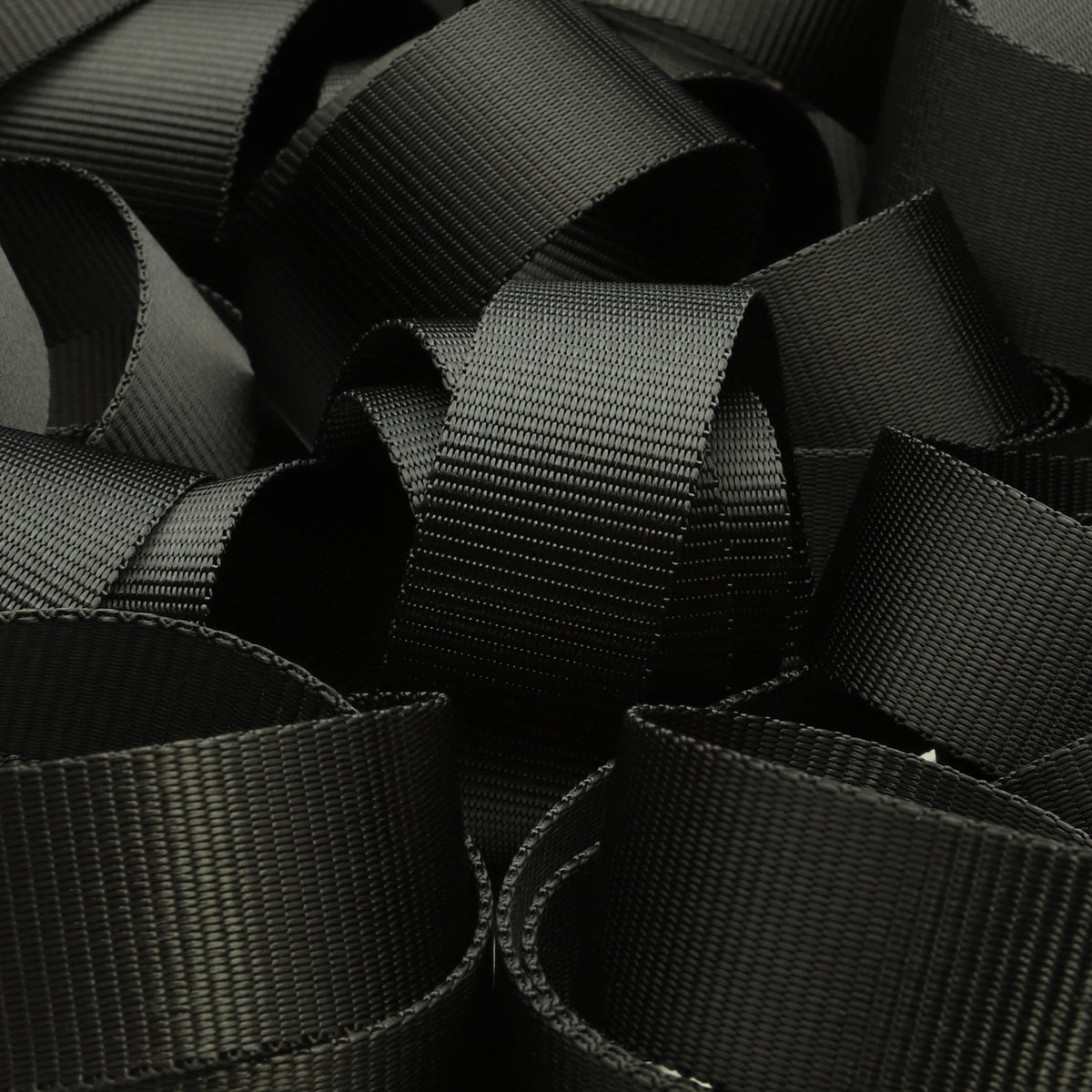 FUJIYAMA RIBBON Nylon Belt 50mm 9.14 Meters Roll Black
