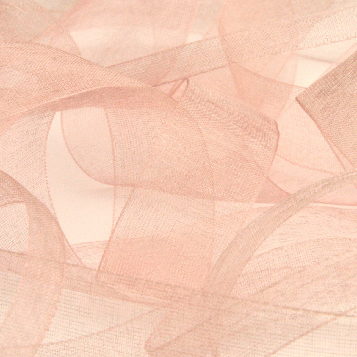 FUJIYAMA RIBBON Organdy Ribbon 25mm 9.14 Meters Roll Old Rose