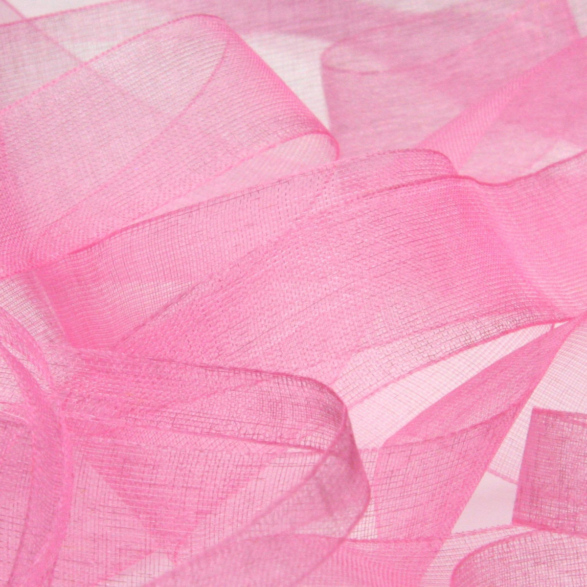 FUJIYAMA RIBBON Organdy Ribbon 36mm 9.14 Meters Roll Rose Pink