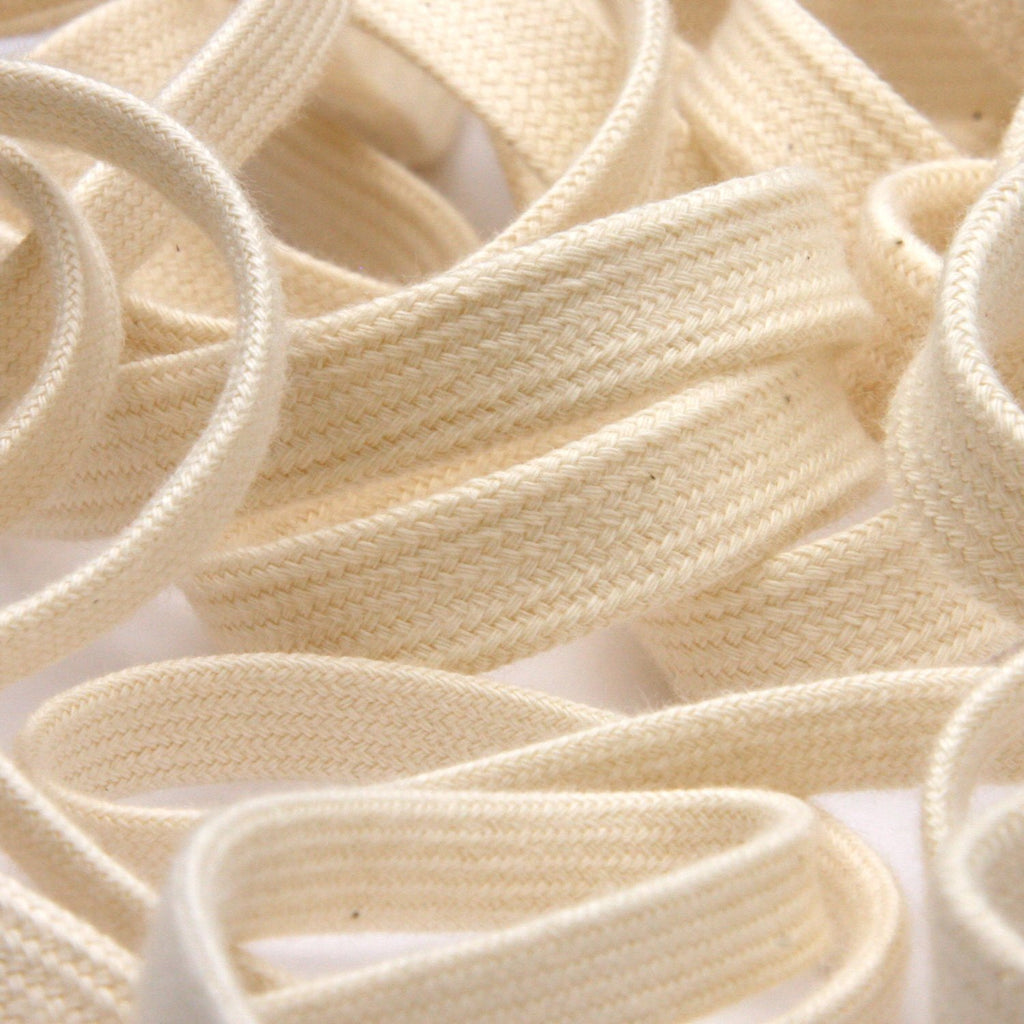 Organic Cotton Elastic Cord approx.3mm (1/8) 9.14 Meters Roll - FUJIYAMA  RIBBON