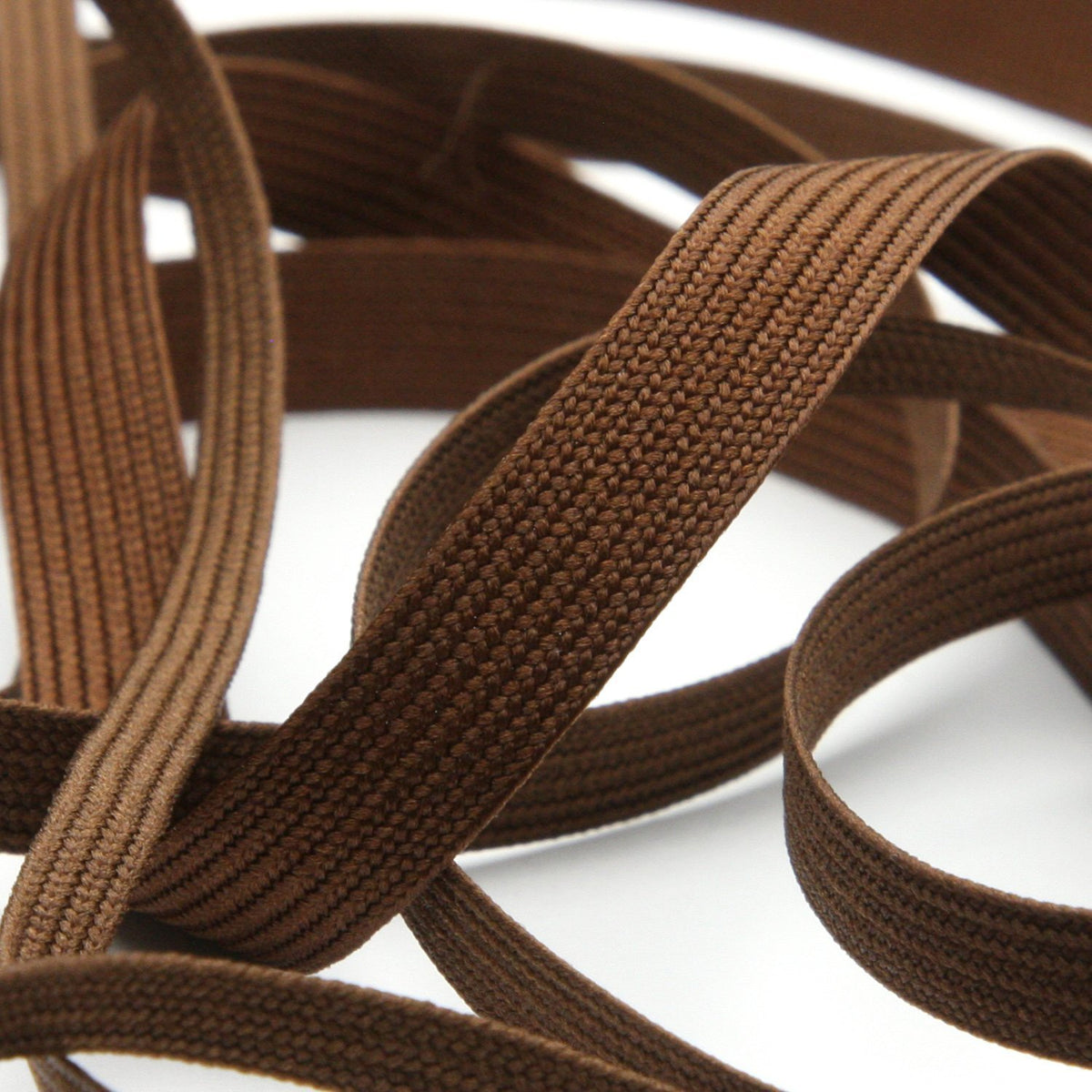 FUJIYAMA RIBBON Polyester Ayatake Cord approx.7mm 9.14 Meters Roll Dark Brown